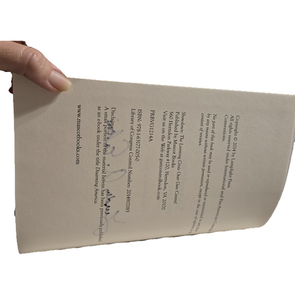 Showdown the looming crisis over gun control by Lenden A. Eakin *signed* - Picture 6 of 9